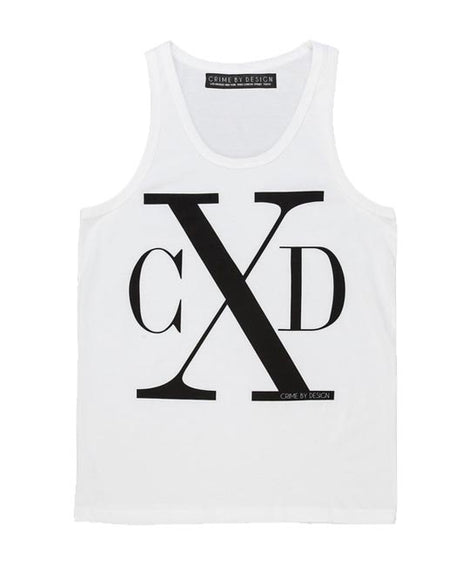 Men's Black on White - CXD Tank