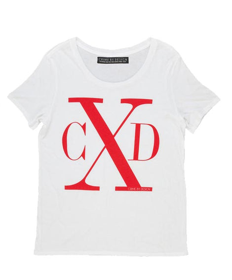 Men's Red on White - CXD T-Shirt